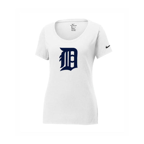 Dresden Minor Baseball Ladies' Nike Dri-FIT Cotton/Poly Scoop Neck Tee