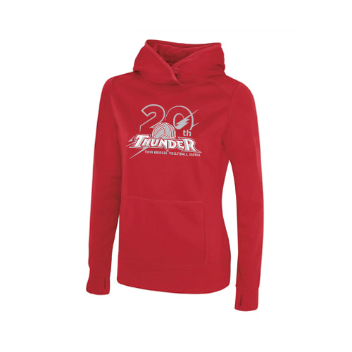 Twin Bridges Volleyball Ladies' Game Day Fleece Hooded Sweatshirt