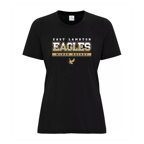 East Lambton Minor Hockey Ladies' Pro Spun T-Shirt