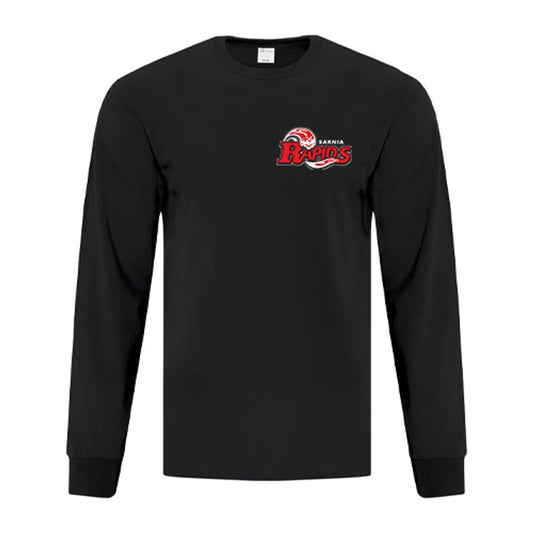 Sarnia Rapids Swim Adult Everday Cotton Long Sleeve T-Shirt