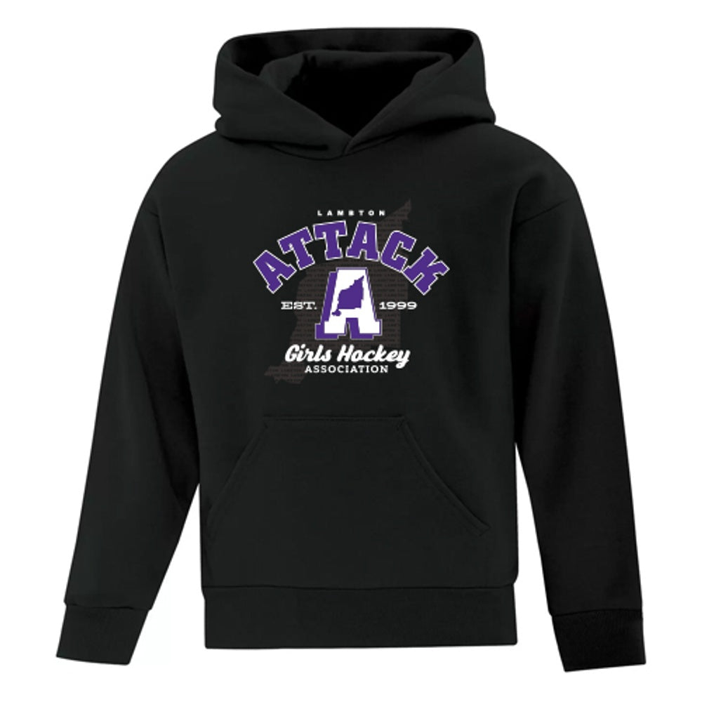 Lambton Attack U11HL - Youth Fleece Hooded Sweatshirt