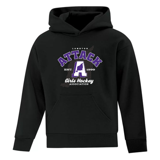 Lambton Attack U11HL - Youth Fleece Hooded Sweatshirt