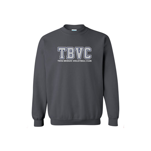 Twin Bridges Adult Volleyball Crewneck Sweatshirt