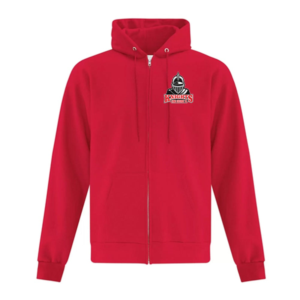 King George Adult Everyday Fleece Full Zip Hooded Sweatshirt