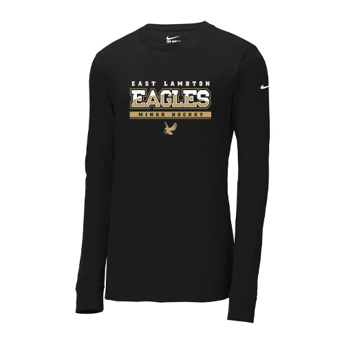 East Lambton Minor Hockey Adult Nike Dri-FIT Cotton/Poly Long Sleeve Tee