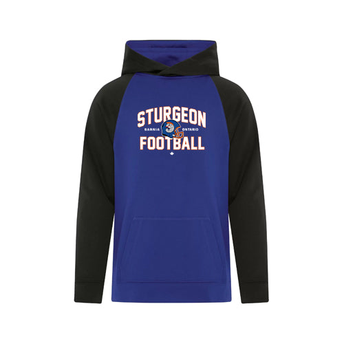 Sarnia Sturgeon Youth Game Day Fleece Two Tone Hooded Sweatshirt