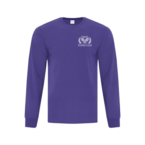 Sarnia Tennis Adult Cotton Long Sleeve T-Shirt