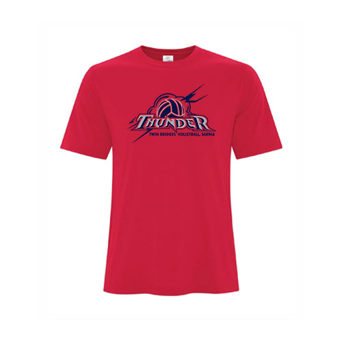 Twin Bridges Volleyball Youth Pro Spun T-Shirt