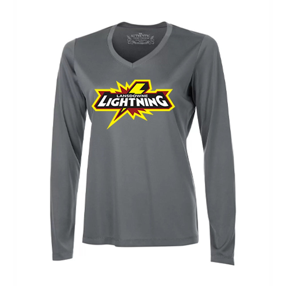 Lansdowne Ladies' Pro Team Long Sleeve V-Neck T-Shirt