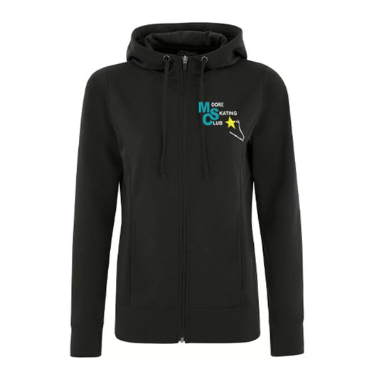 Moore Skate Club Ladies' Fleece Full Zip Hooded Sweatshirt