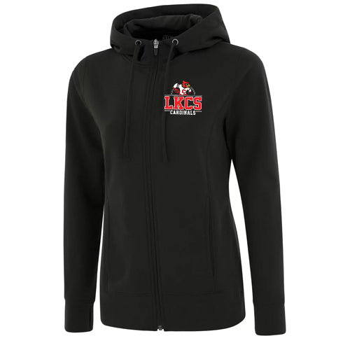 Lambton Kent Composite School Ladies' Game Day Fleece Full Zip Hooded Sweatshirt