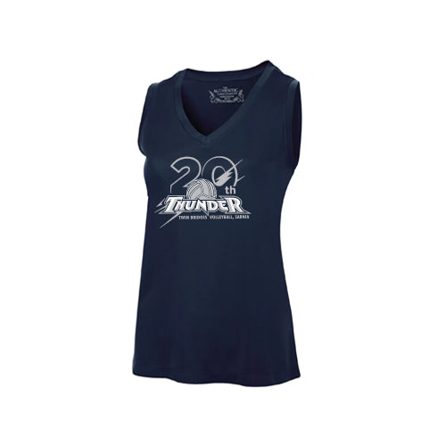 Twin Bridges Volleyball Ladies' Pro Team Sleeveless V-Neck Tee