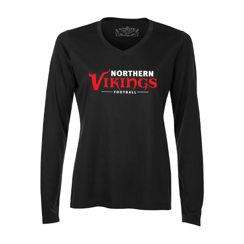 Northern Football Ladies' Pro Team Long Sleeve V-Neck T-Shirt