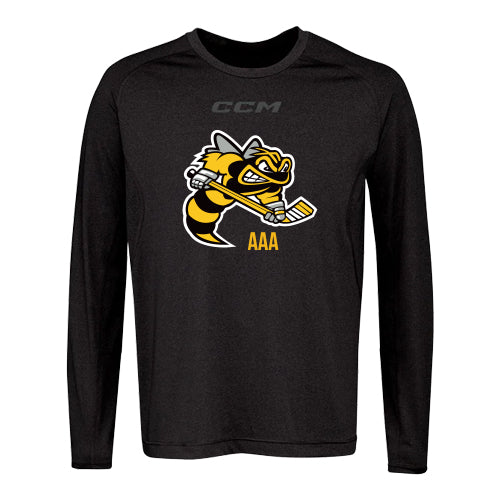 Lambton Jr Sting AAA CCM Youth Long Sleeve Training Tee