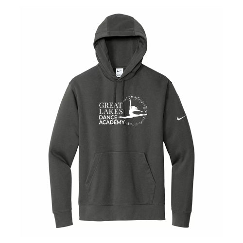 Great Lakes Dance Adult Nike Club Fleece Sleeve Swoosh Pullover Hoodie