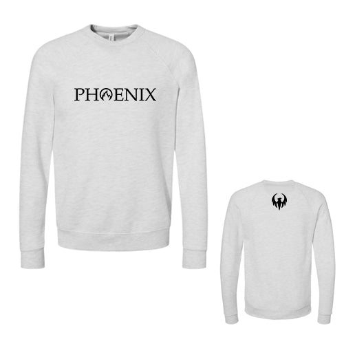 Phoenix Adult Bella + Canvas Sponge Fleece Raglan Crewneck Sweatshirt