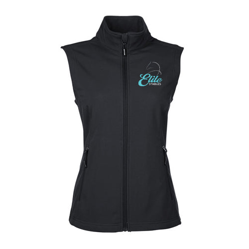 Elite Stables Ladies' Cruise Two-Layer Fleece Bonded Soft Shell Vest