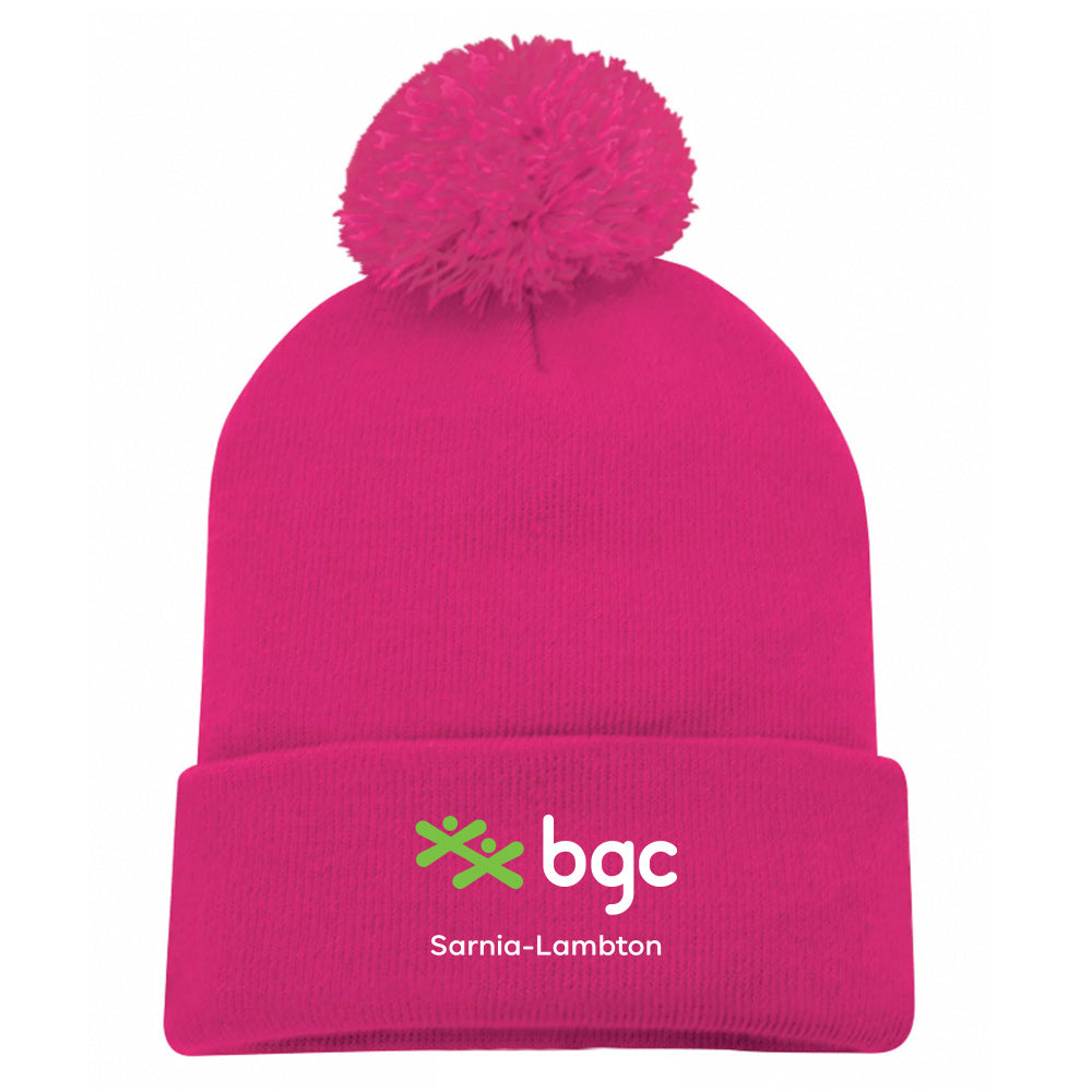 BGC Everyday Pom Pom Cuff Toque