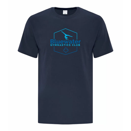 Bluewater Gymnastics Adult Everyday Cotton T-Shirt