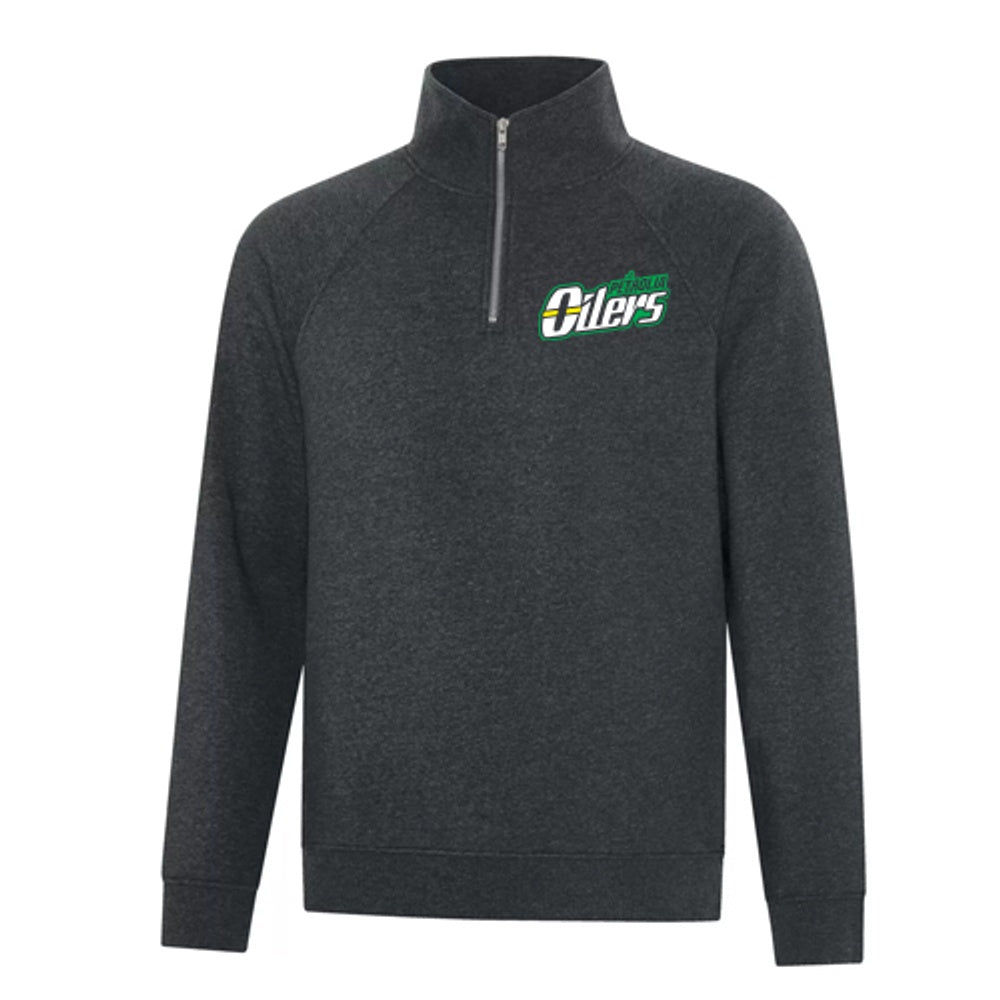 Petrolia Oilers U11B1 - Adult Fleece 1/4 Zip Sweatshirt