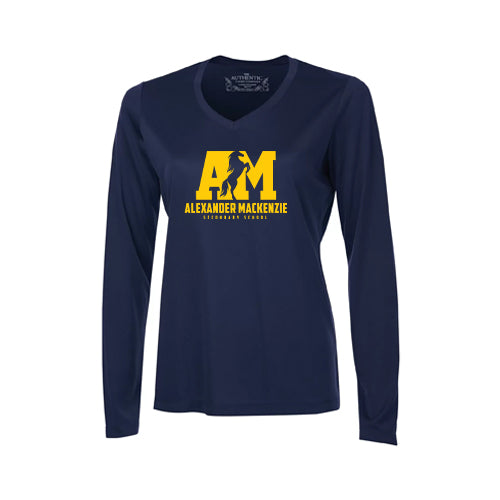 Alexander Mackenzie Ladies' Pro Team Long Sleeve V-Neck T-Shirt