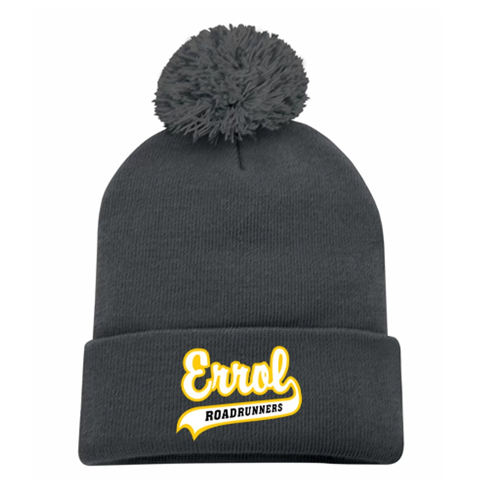 Errol Road Everyday Pom Pom Cuff Toque