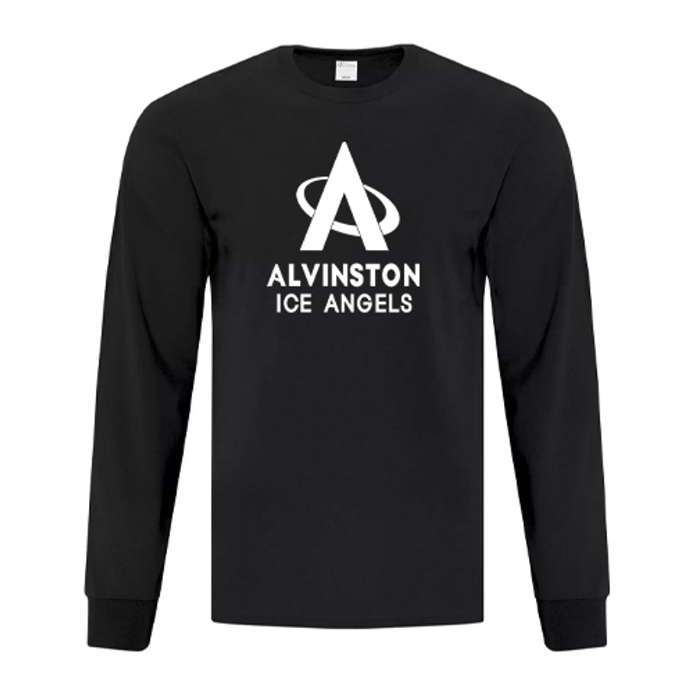 Alvinston Ice Angels Adult Everday Cotton Long Sleeve T-Shirt