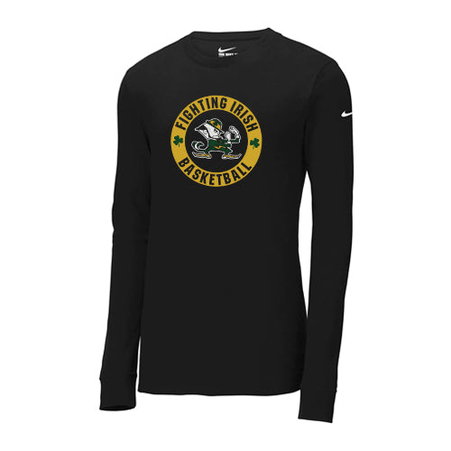 St Pats Basketball Adult Nike Dri-FIT Cotton/Poly Long Sleeve Tee