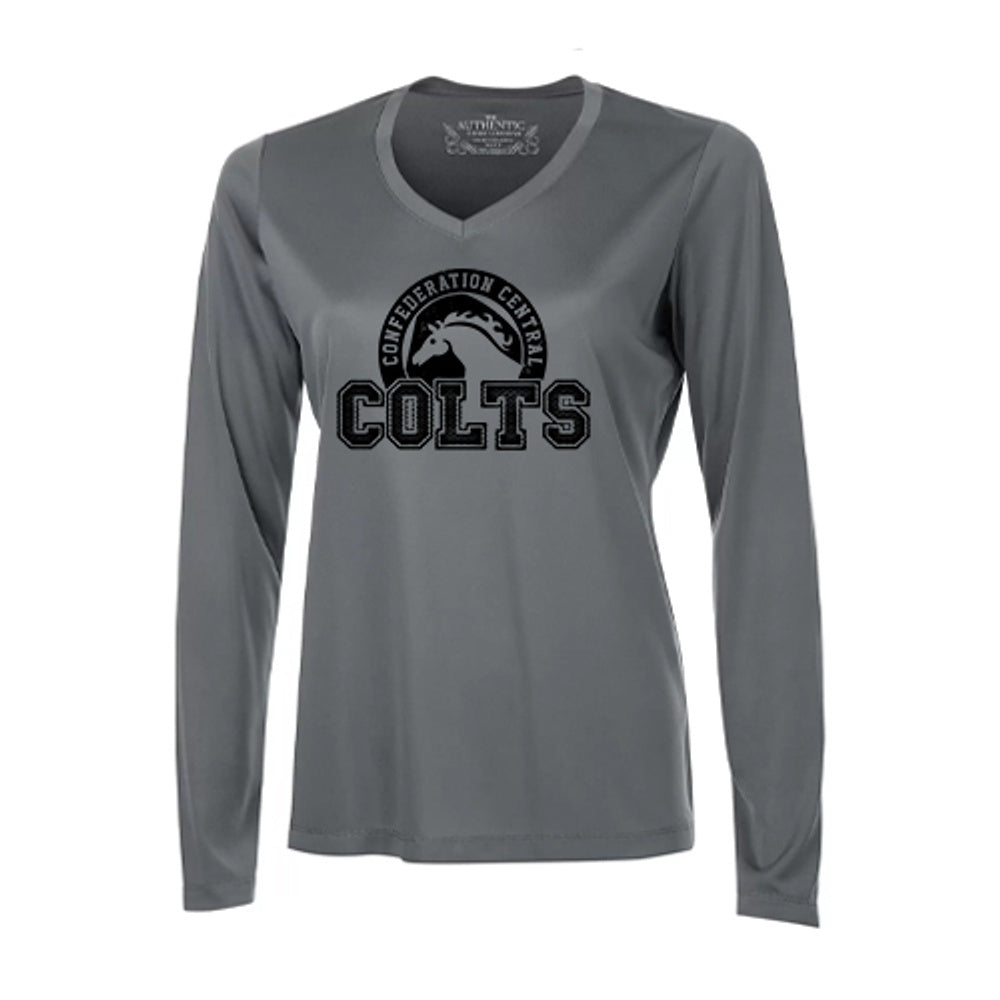 Confederation Central Ladies' Pro Team Long Sleeve V-Neck T-Shirt