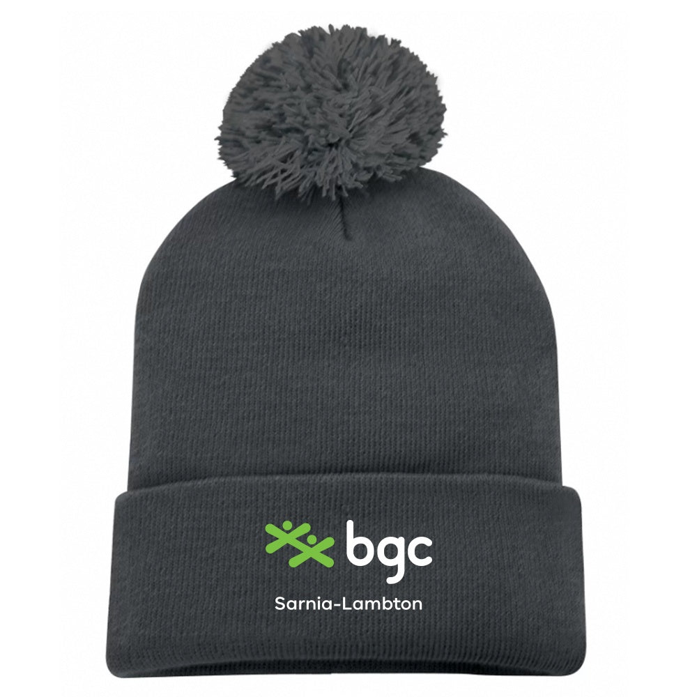 BGC Everyday Pom Pom Cuff Toque