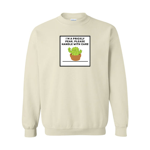 Prickly Pear Cotton Crewneck Sweatshirt