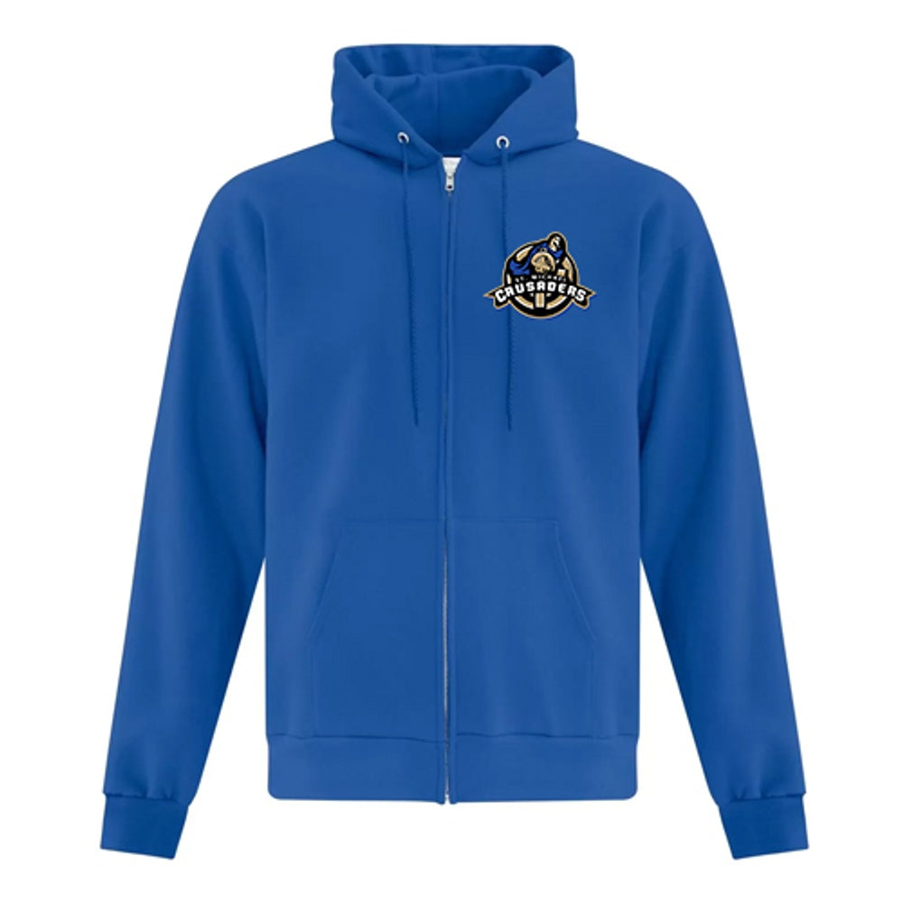 St Michael Adult Everyday Fleece Full Zip Hooded Sweatshirt