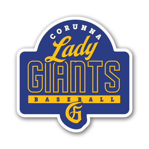 Corunna Lady Giants Sticker