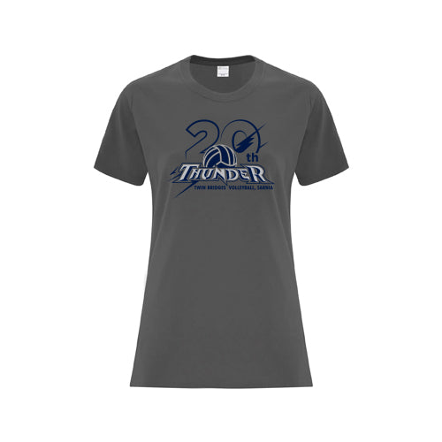 Twin Bridges Volleyball Ladies' Cotton T-Shirt