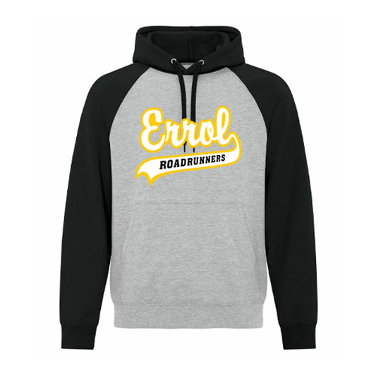 Errol Road Adult Everyday Fleece Two Tone Hooded Sweatshirt