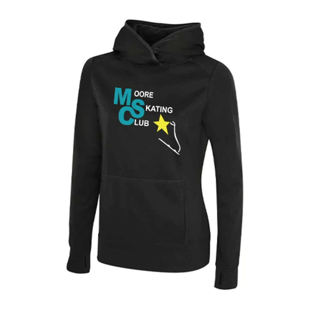 Moore Skate Club Ladies' Game Day Fleece Hooded Sweatshirt