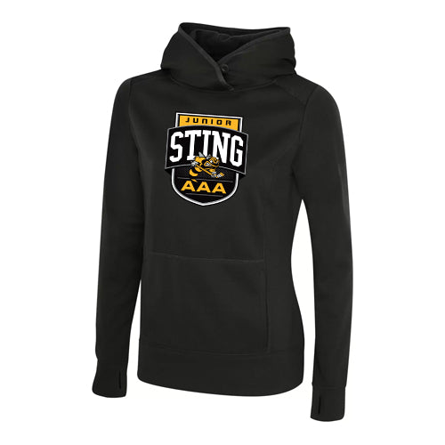 Lambton Jr Sting AAA Ladies' Game Day Fleece Hooded Sweatshirt