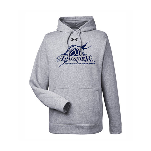 Twin Bridges Volleyball Adult Under Armour Hustle Pullover Hooded Sweatshirt