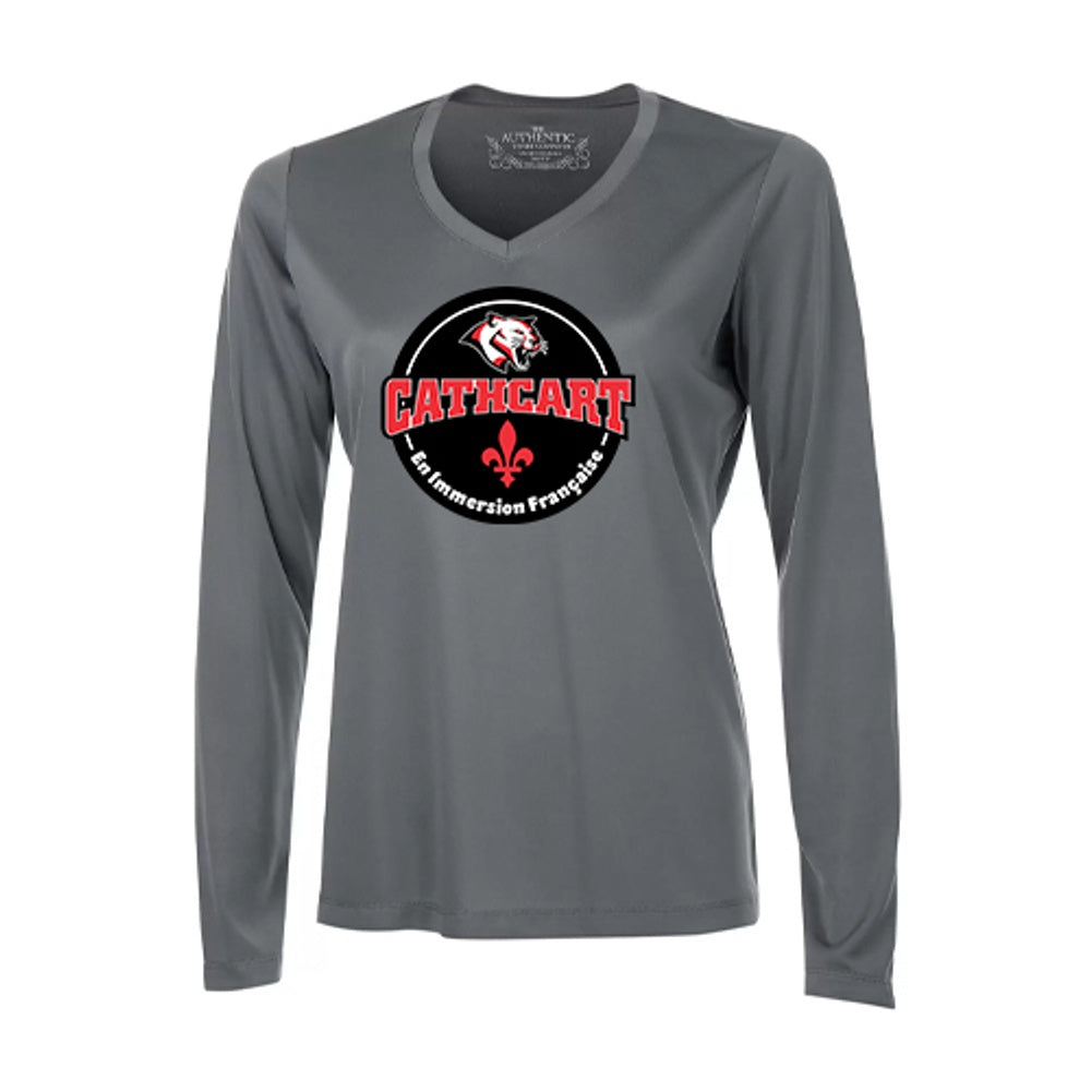 Cathcart Ladies' Pro Team Long Sleeve V-Neck T-Shirt