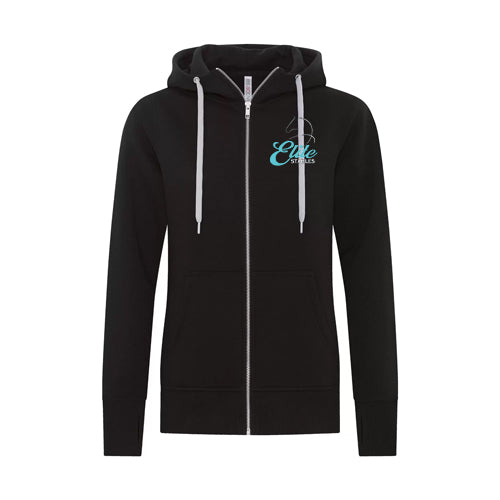 Elite Stables Ladies' EsActive Core Full Zip Hooded Sweatshirt