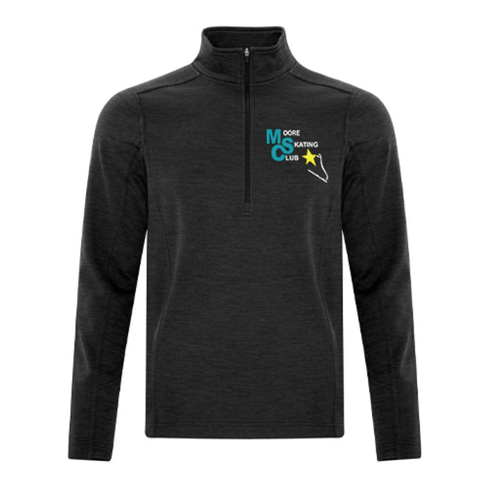 Moore Skate Club Adult Dynamic Heather Fleece 1/2 Zip Sweatshirt