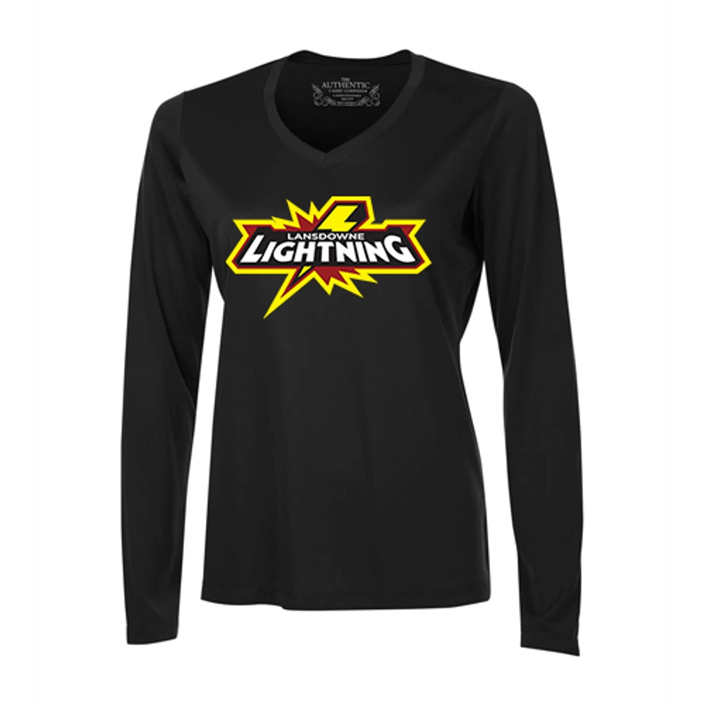 Lansdowne Ladies' Pro Team Long Sleeve V-Neck T-Shirt