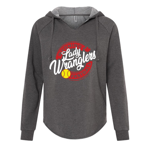 Wroming Lady Wranglers - Ladies Hooded Sweatshirt
