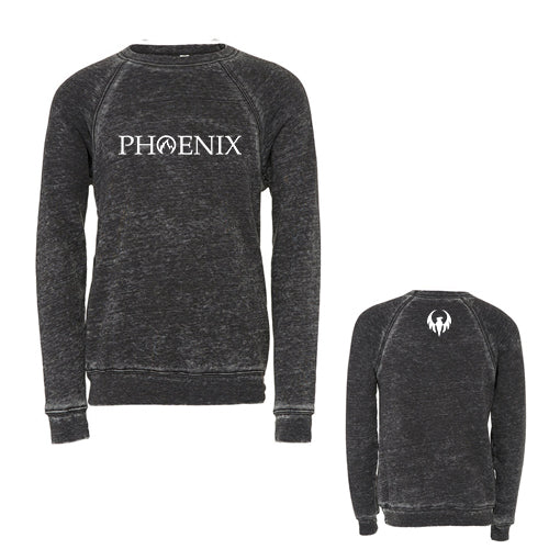 Phoenix Adult Bella + Canvas Sponge Fleece Raglan Crewneck Sweatshirt