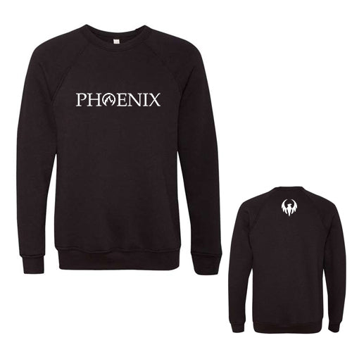 Phoenix Adult Bella + Canvas Sponge Fleece Raglan Crewneck Sweatshirt