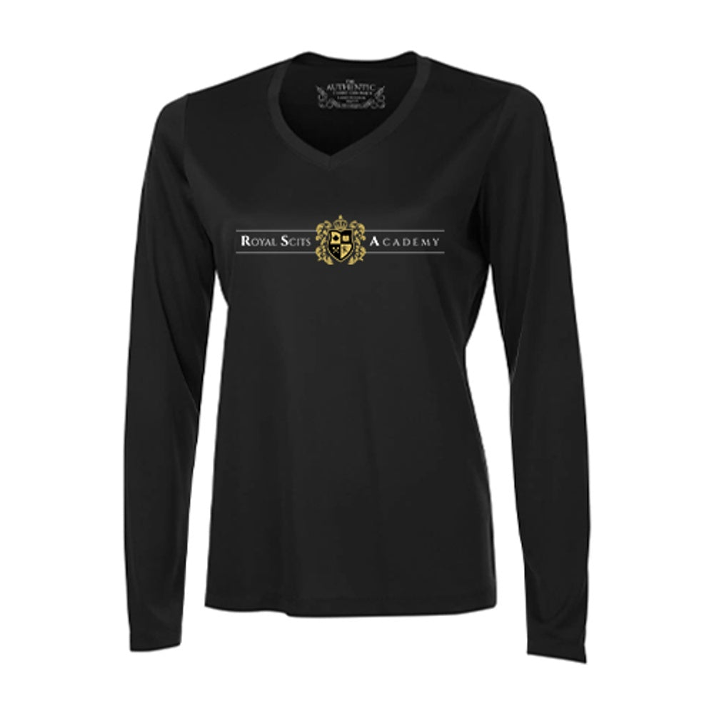 Royal SCITS Ladies' Pro Team Long Sleeve V-Neck T-Shirt