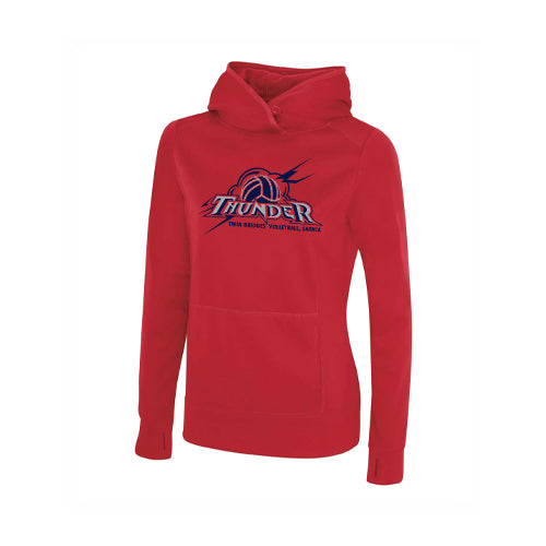 Twin Bridges Volleyball Ladies' Game Day Fleece Hooded Sweatshirt