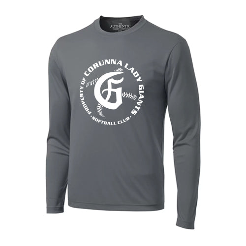 Corunna Giants Youth "Property Of" Performance Long Sleeve Shirt