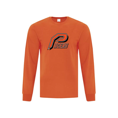 Point Edward Pacers Adult Cotton Long Sleeve T-Shirt