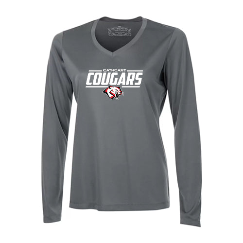 Cathcart Ladies' Pro Team Long Sleeve V-Neck T-Shirt